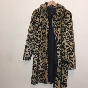 leopard coat forever 21